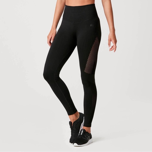 NWT MP MyProtein Black Luxe Seamless Leggings - Picture 1 of 10